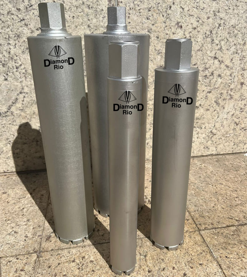 Kit de Broca Diamantada para Concreto 2 1/4'' - 3 1/4''- 4 1/4'' - 6 1/4''